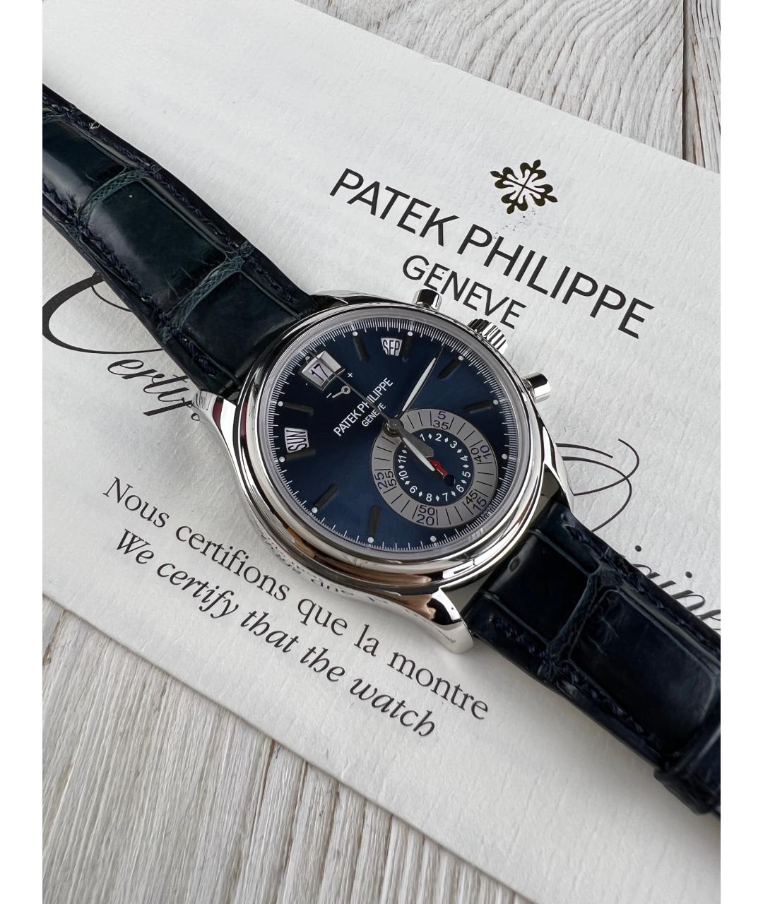 PATEK PHILIPPE Синие платиновые часы, фото 2