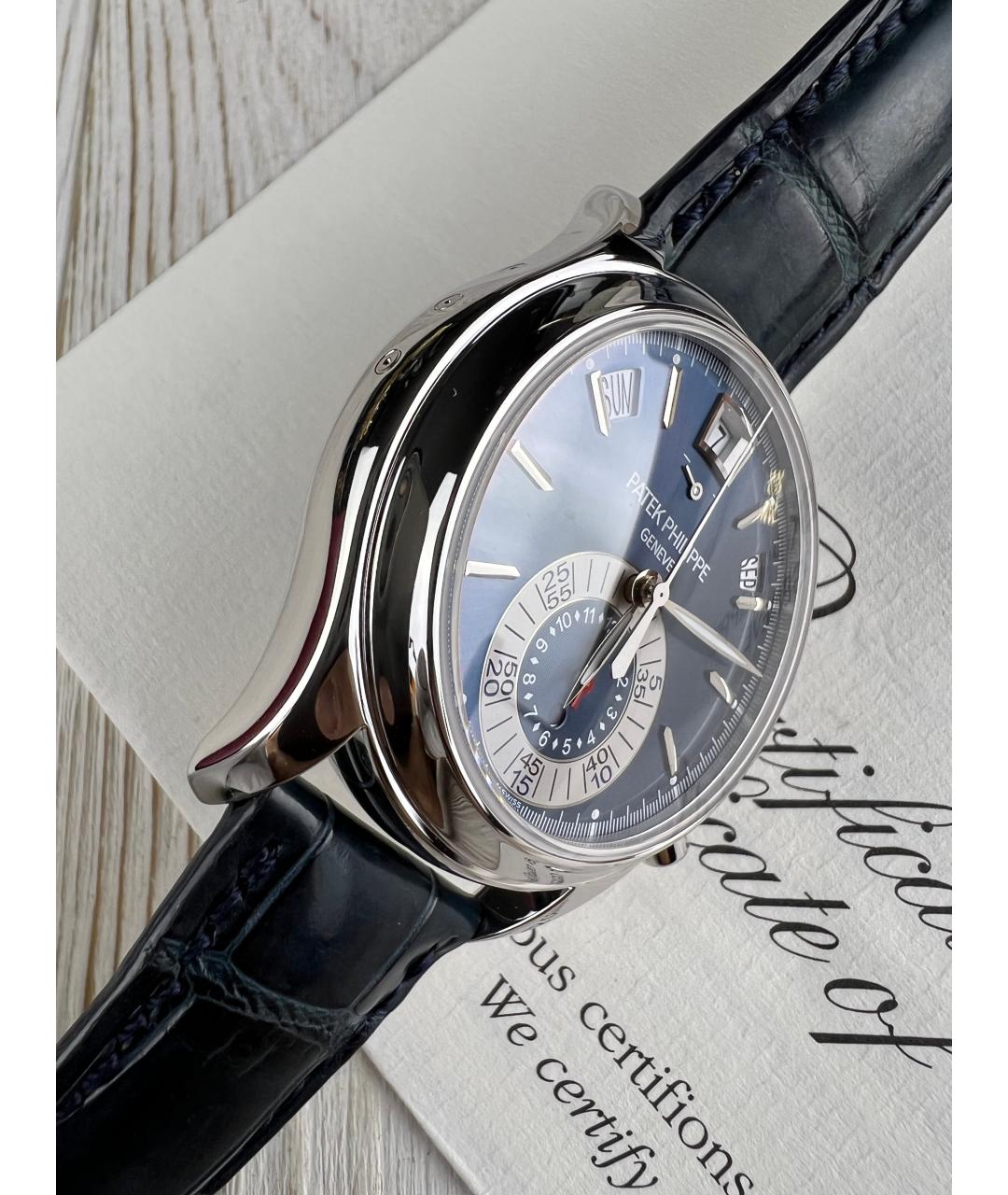 PATEK PHILIPPE Синие платиновые часы, фото 4