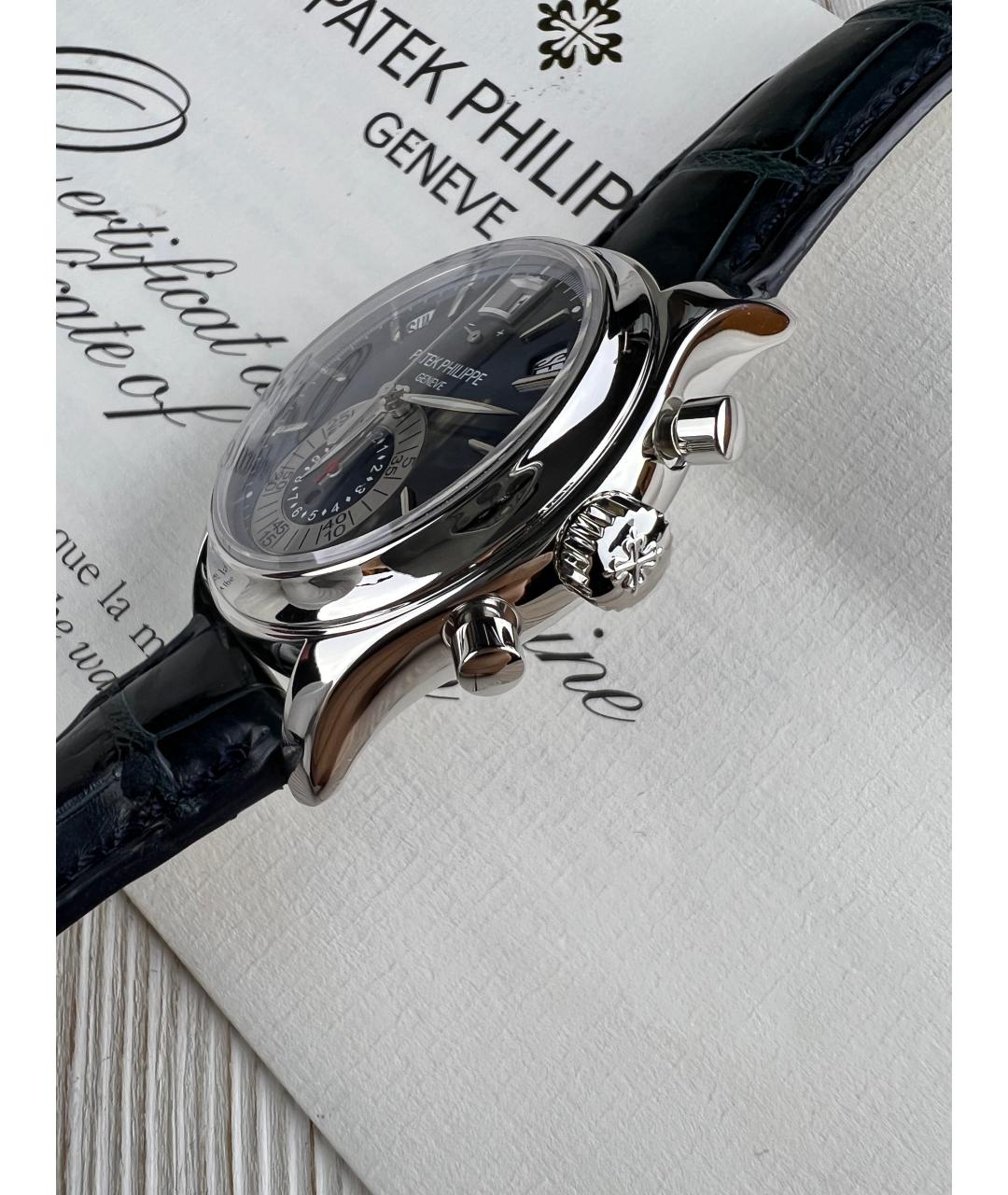PATEK PHILIPPE Синие платиновые часы, фото 3