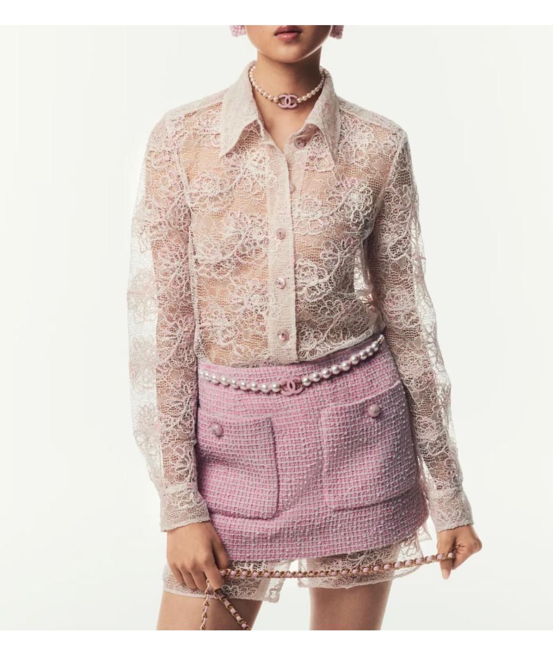 CHANEL Белое жемчужное колье, фото 2