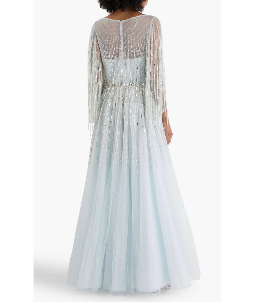 JENNY PACKHAM Голубое вечернее платье, фото 3