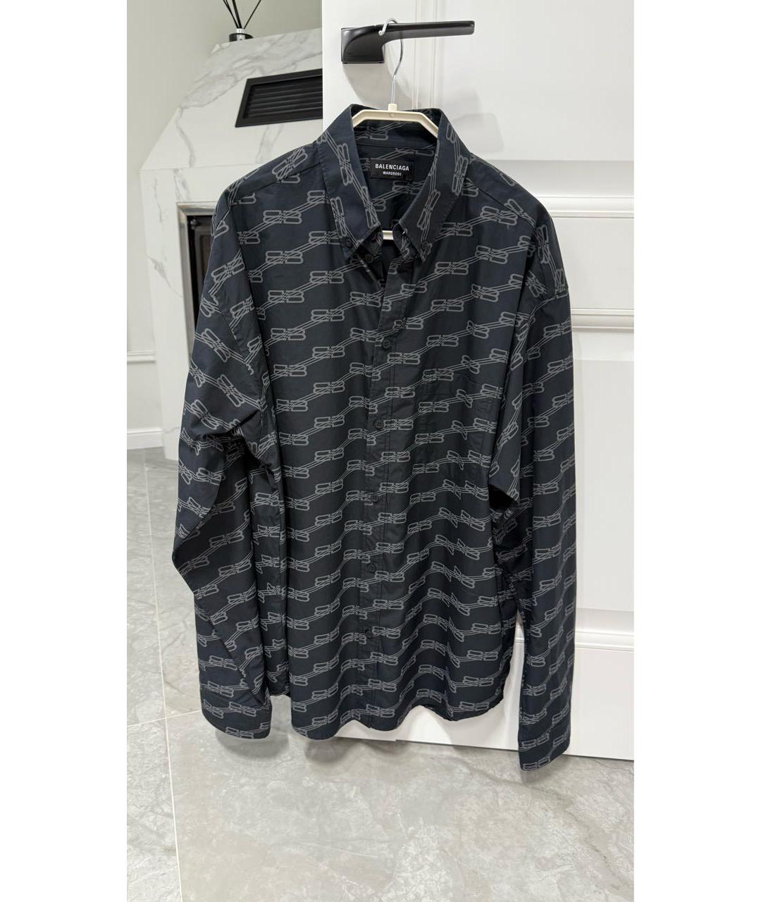 BALENCIAGA Черный хлопковый костюм с брюками, фото 9
