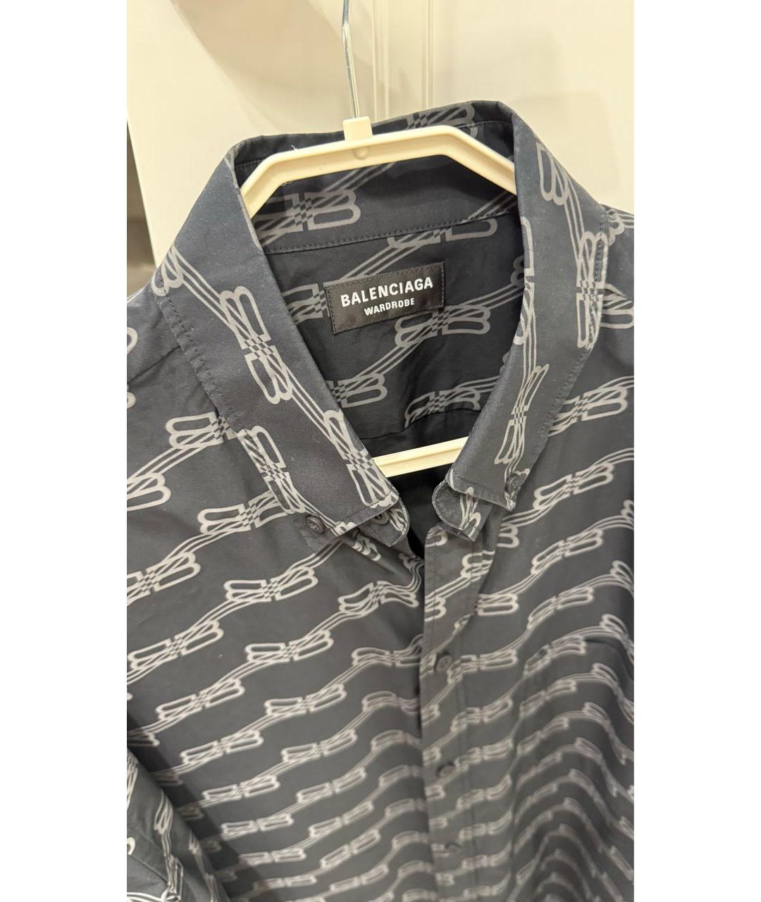 BALENCIAGA Черный хлопковый костюм с брюками, фото 3