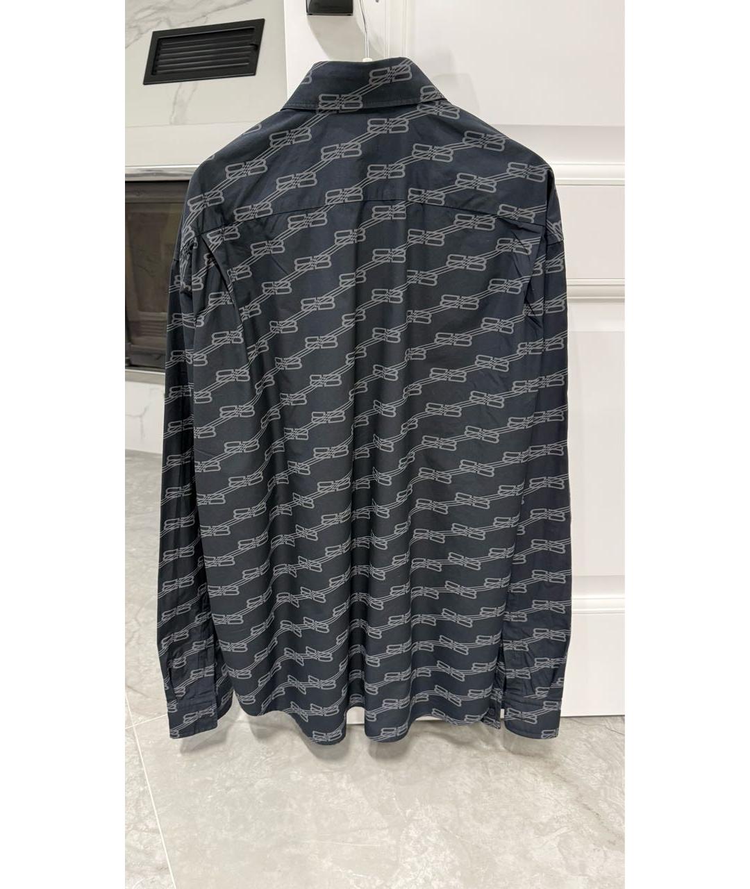 BALENCIAGA Черный хлопковый костюм с брюками, фото 4