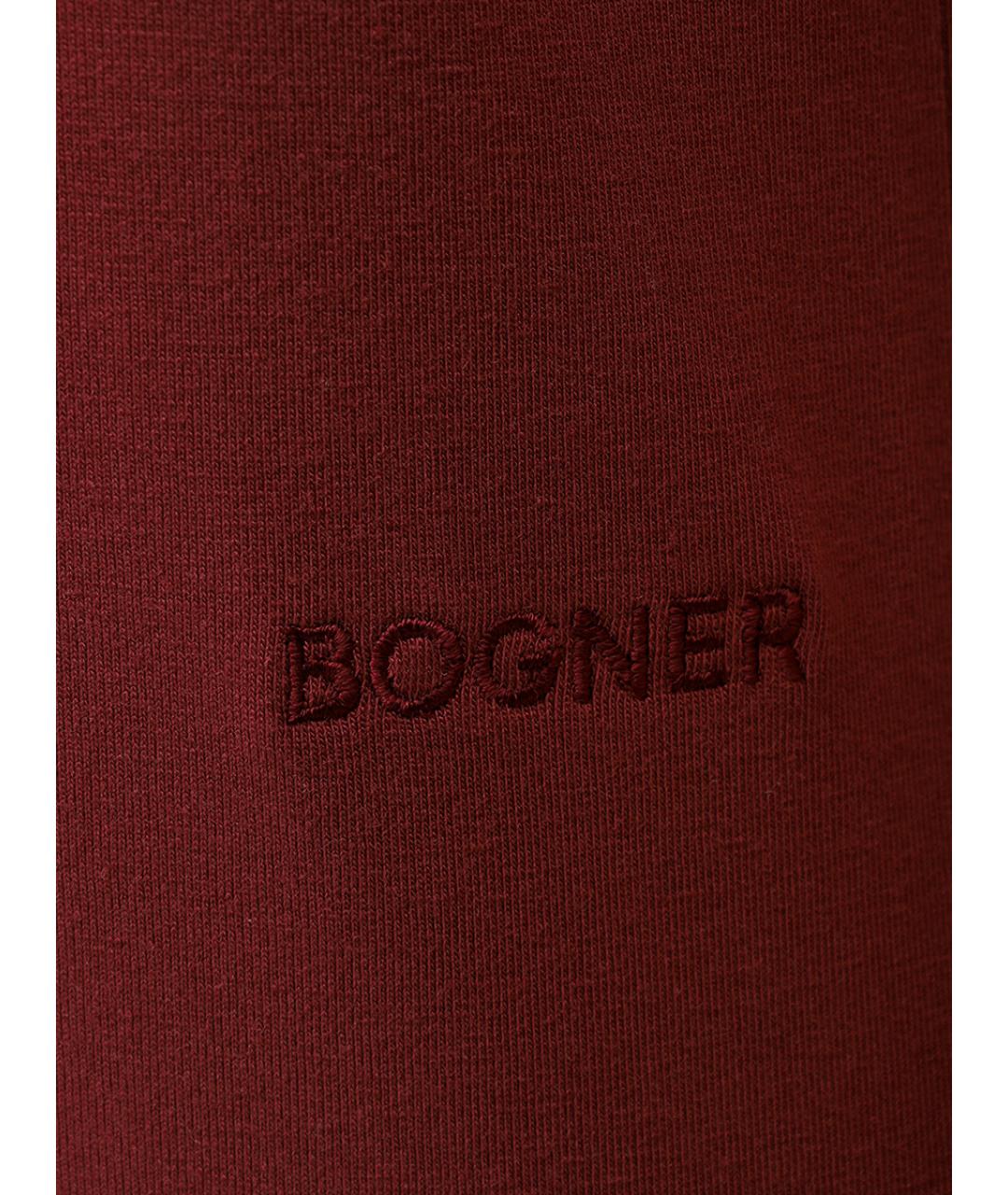 BOGNER Бордовая футболка, фото 6