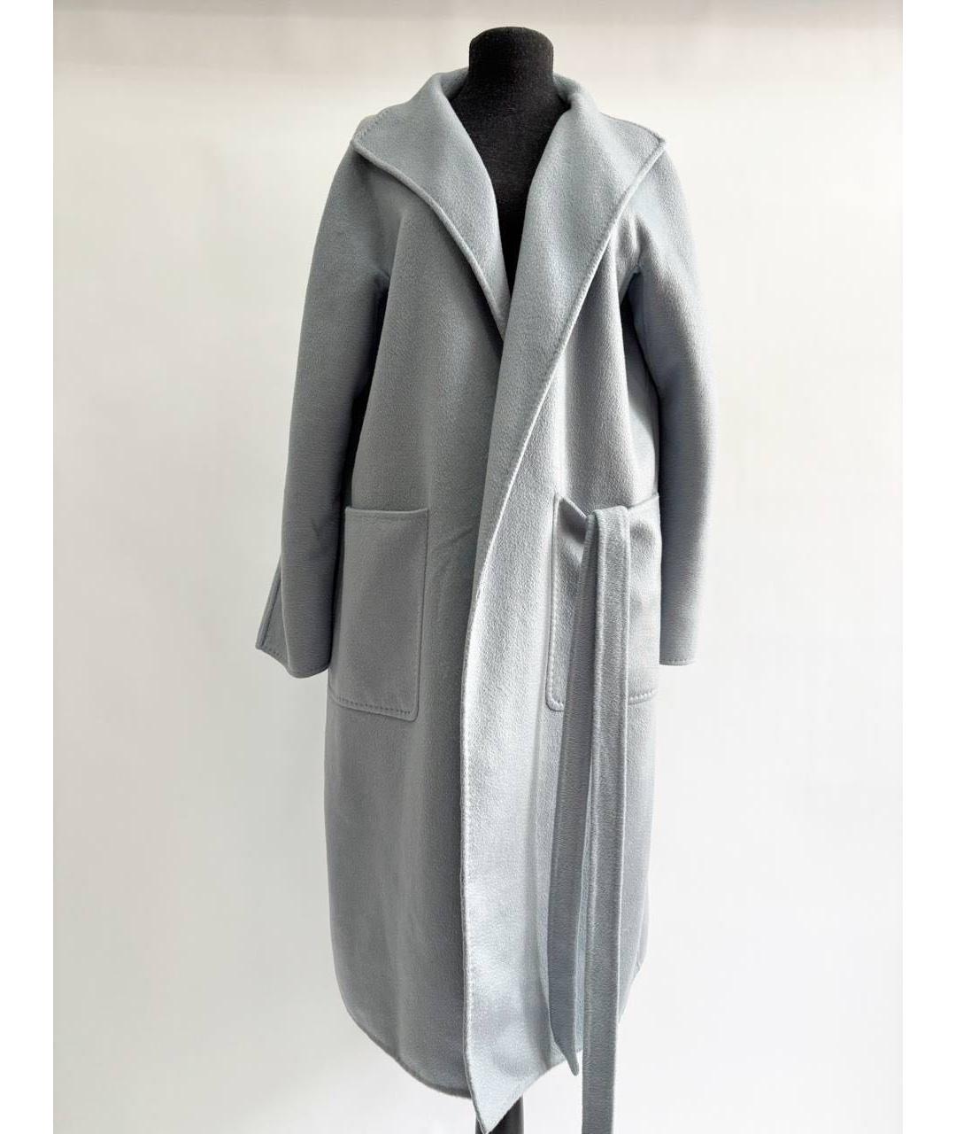 MAX MARA Серое кашемировое пальто, фото 5