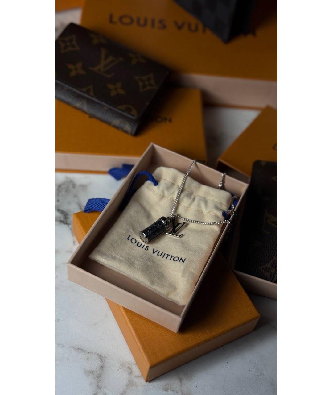 LOUIS VUITTON Серебряная металлическая цепочка/подвеска, фото 3