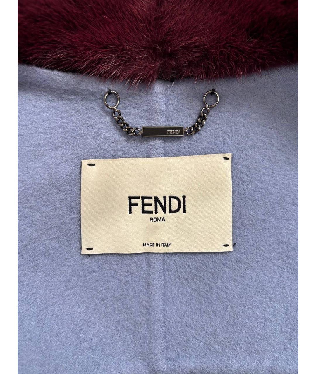 FENDI Мульти кашемировое пальто, фото 3