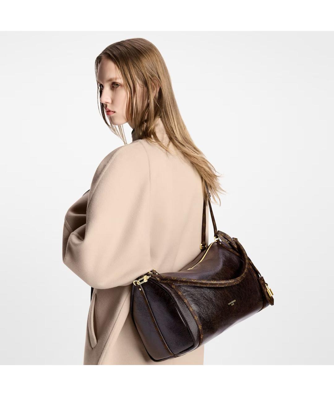 LOUIS VUITTON Коричневая сумка через плечо, фото 4