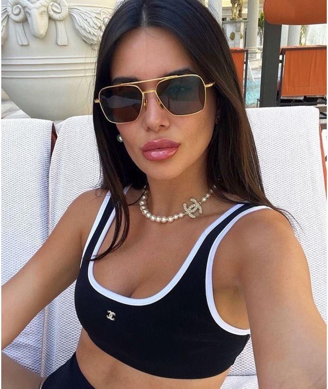 CHANEL Бежевое жемчужное колье, фото 4