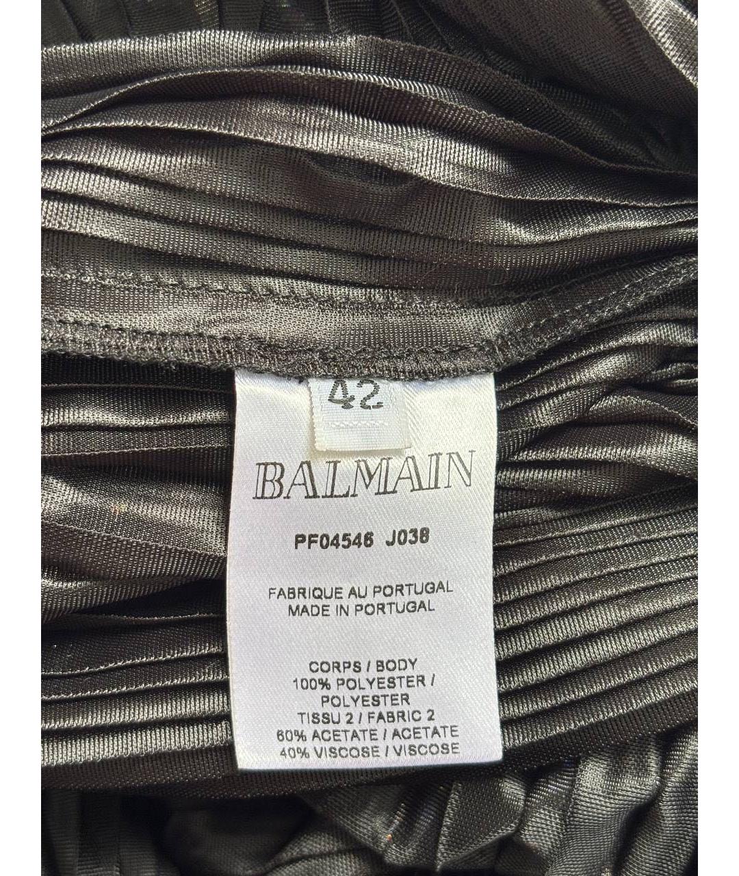 BALMAIN Мульти юбка макси, фото 4
