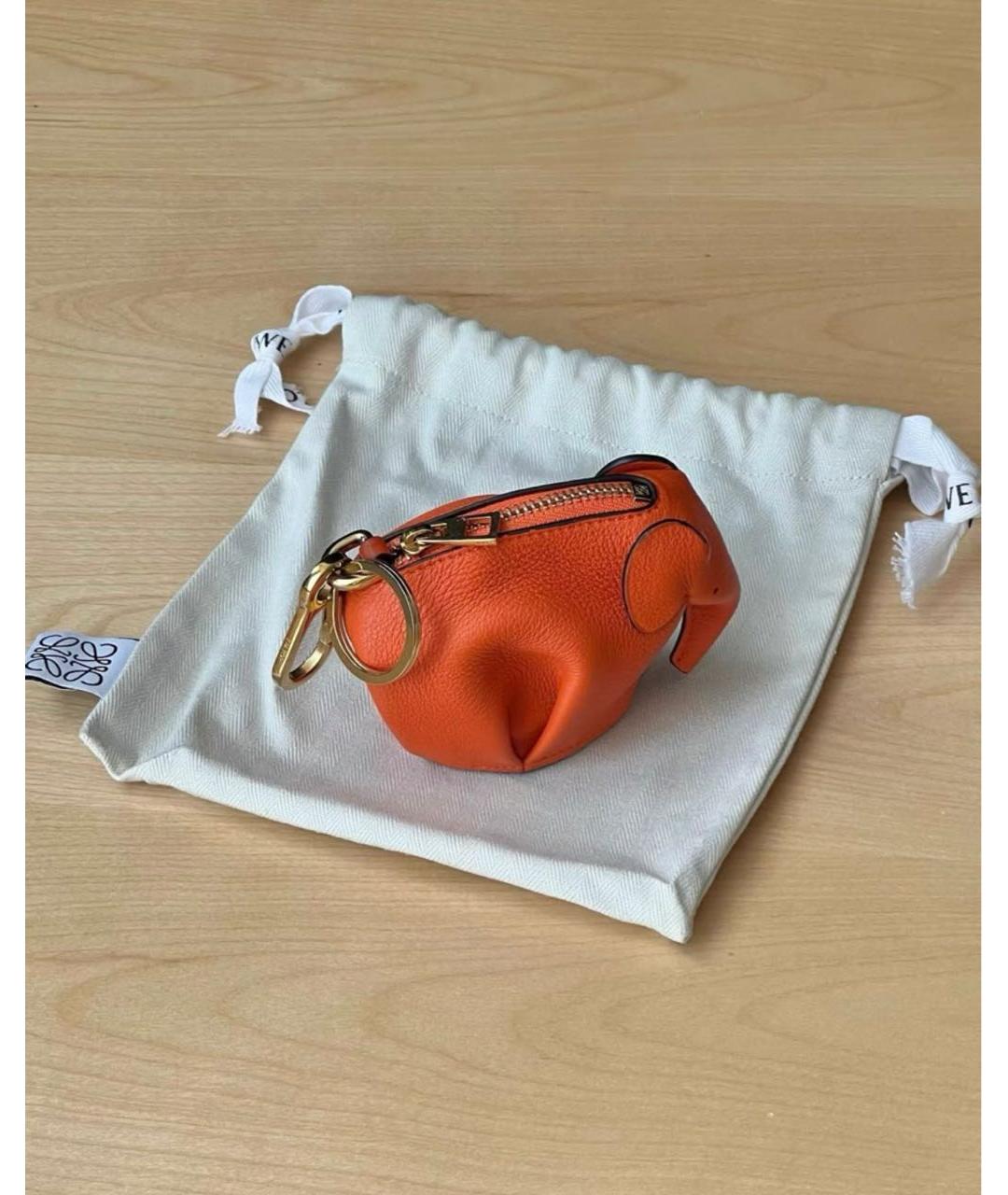 LOEWE Оранжевый брелок, фото 3