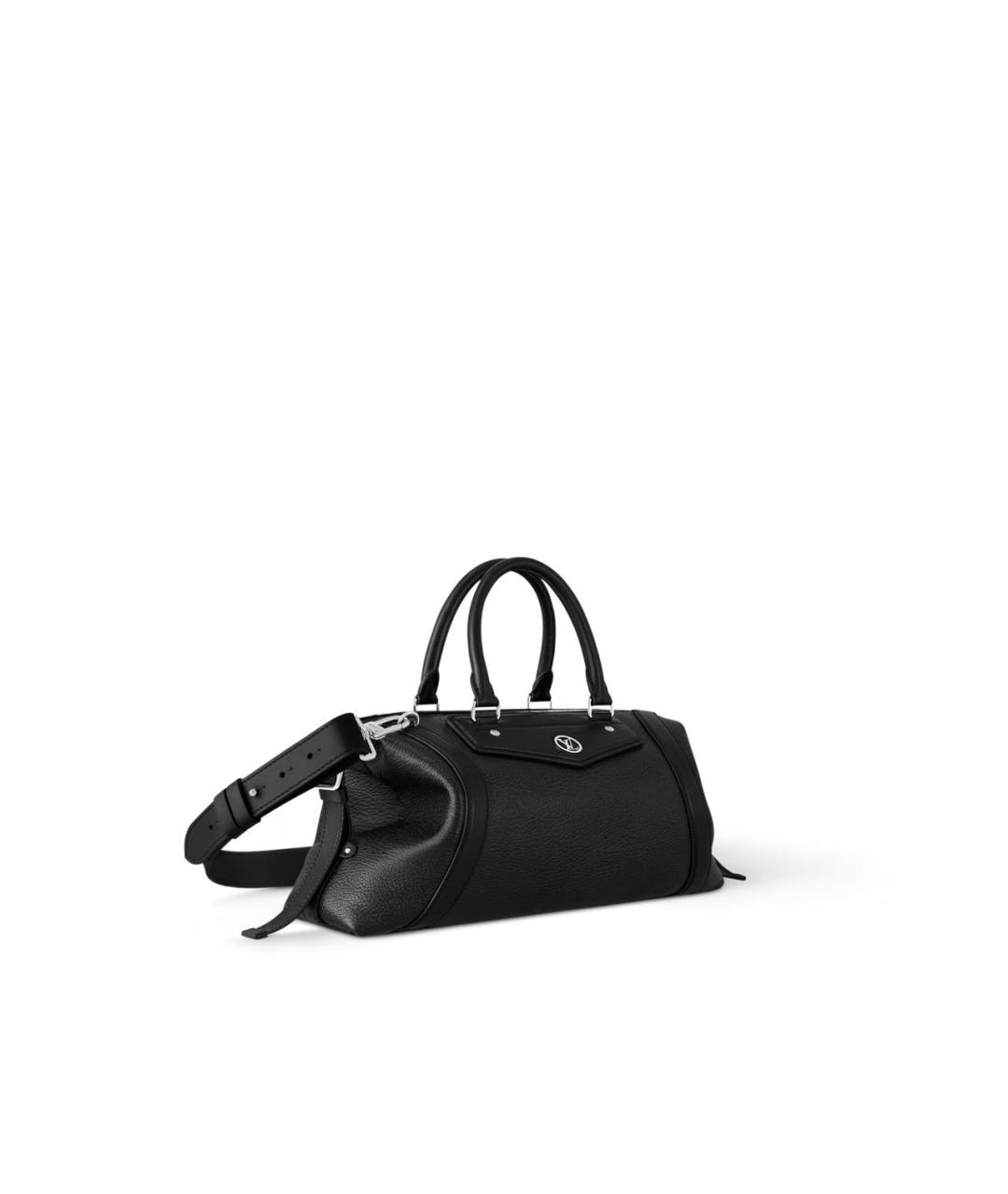 LOUIS VUITTON Черная сумка с короткими ручками, фото 2