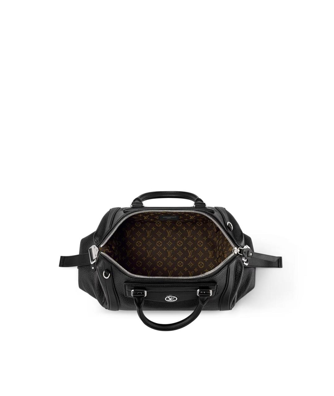LOUIS VUITTON Черная сумка с короткими ручками, фото 3