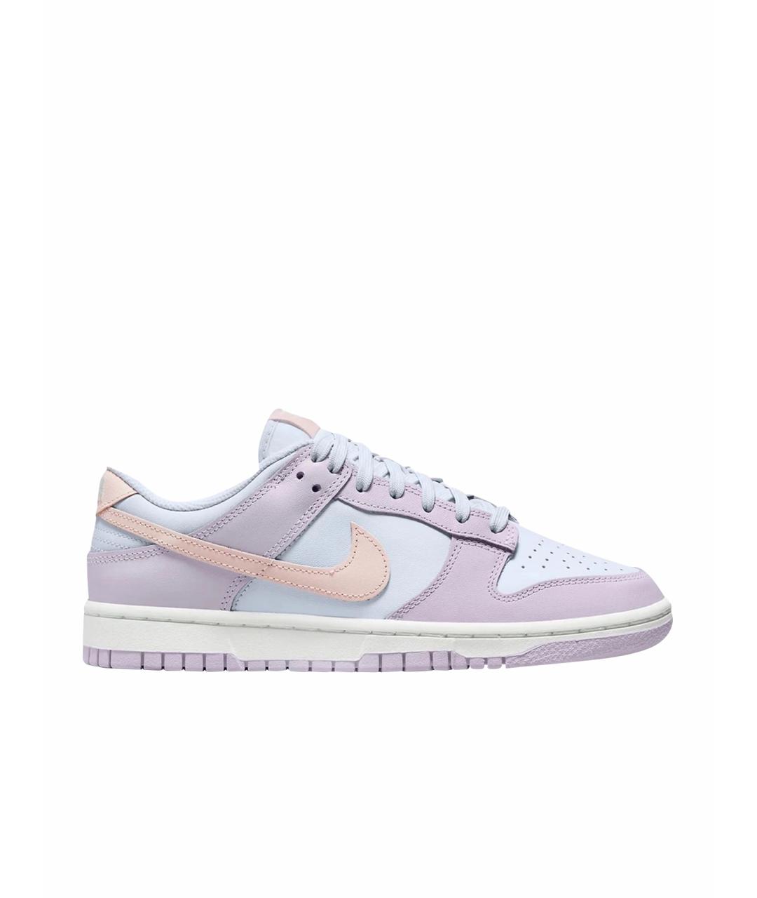 NIKE Фиолетовые кожаные кроссовки, фото 1