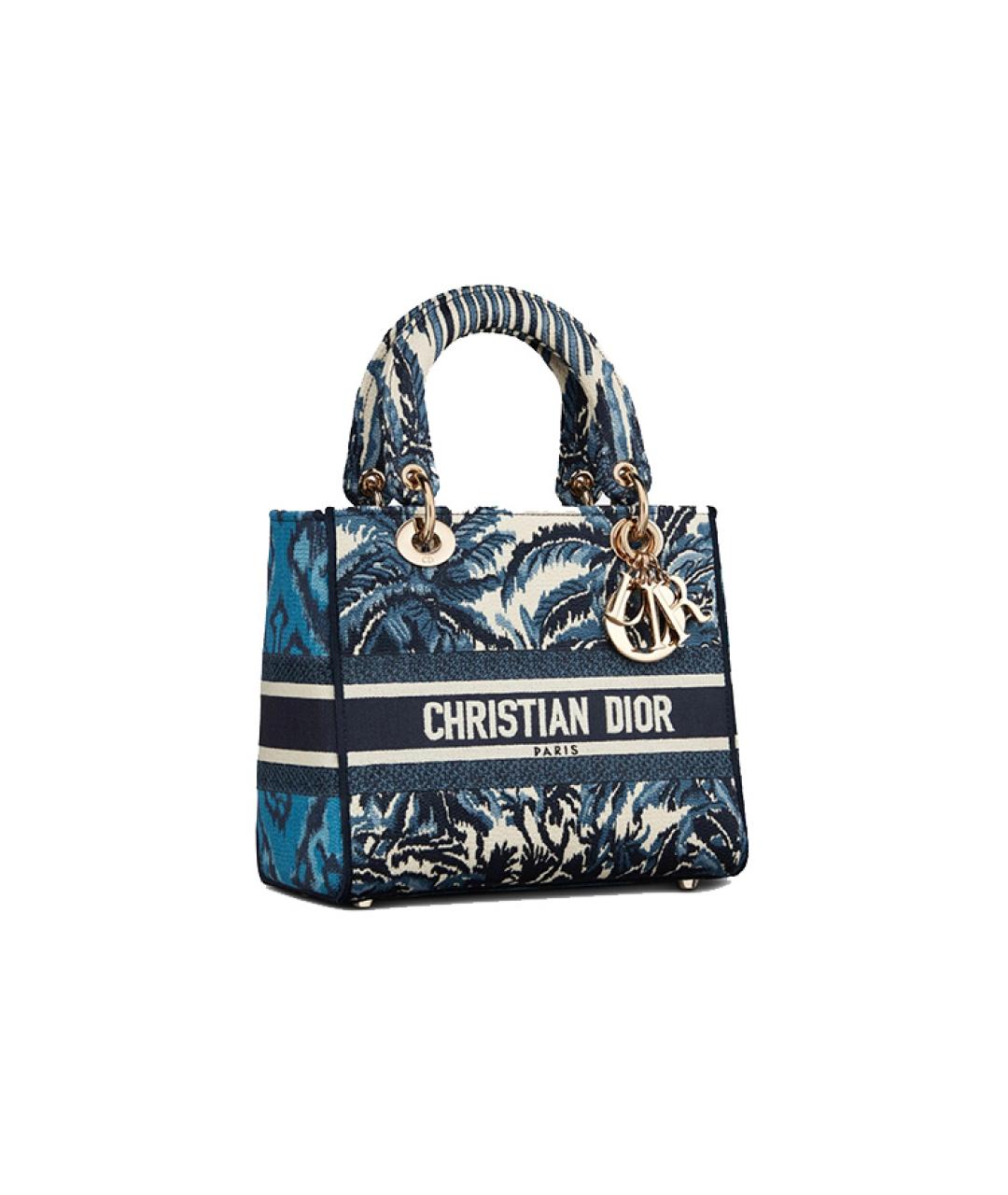 CHRISTIAN DIOR Темно-синяя сумка с короткими ручками, фото 2