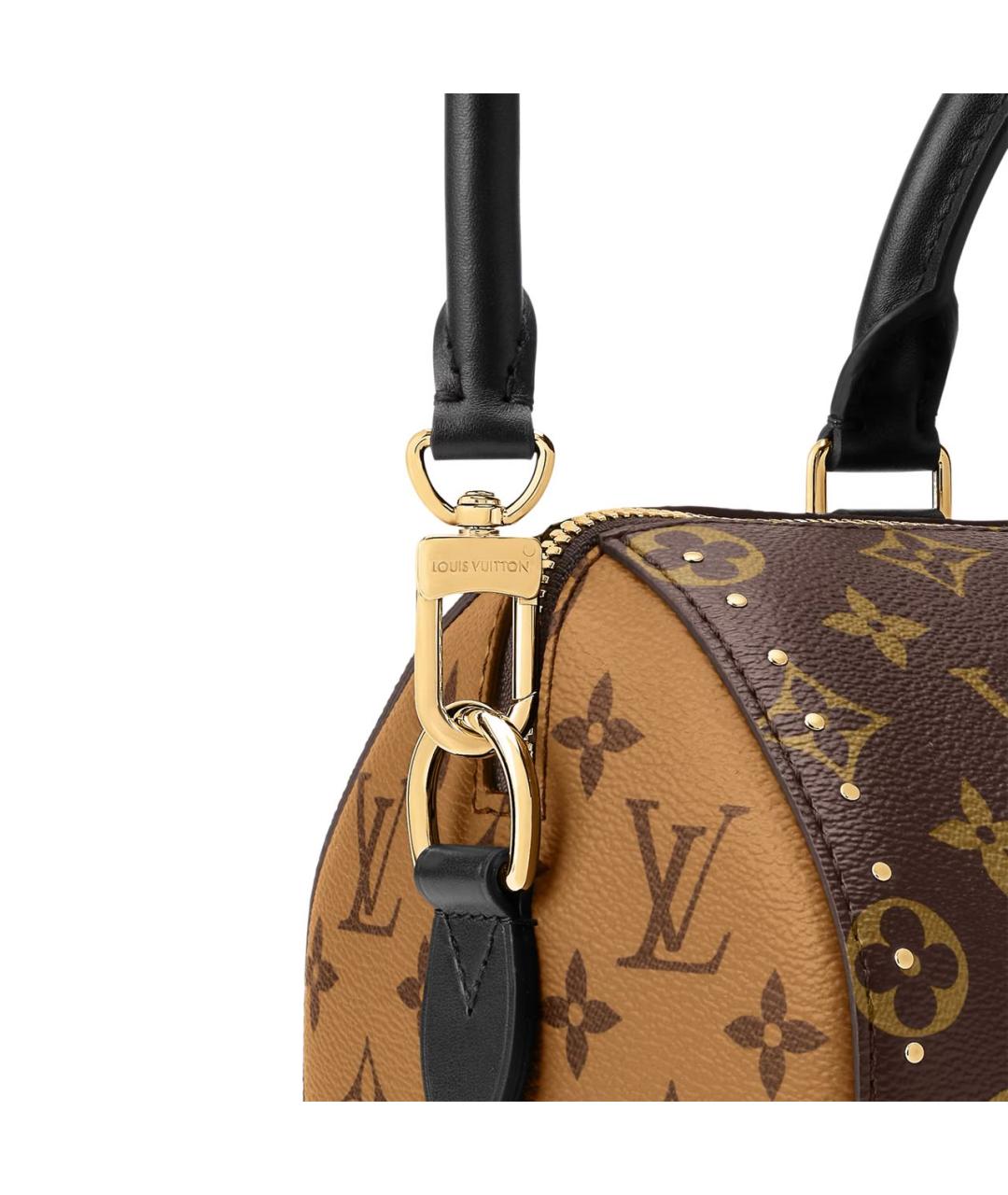 LOUIS VUITTON Коричневая сумка с короткими ручками, фото 4