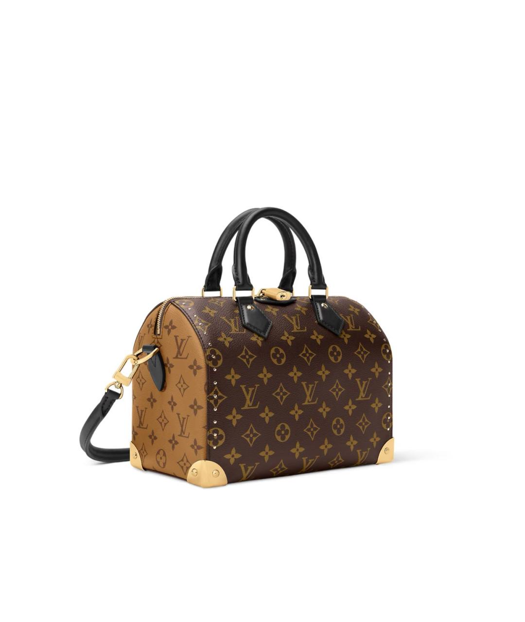 LOUIS VUITTON Коричневая сумка с короткими ручками, фото 2
