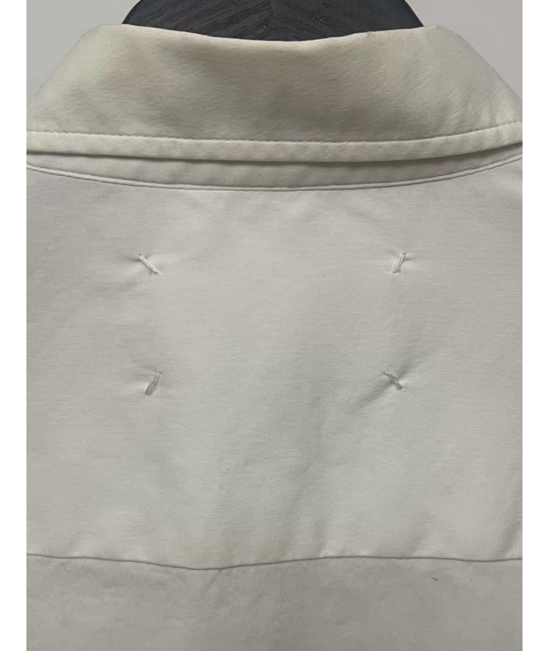 MAISON MARGIELA Белая хлопковая классическая рубашка, фото 4