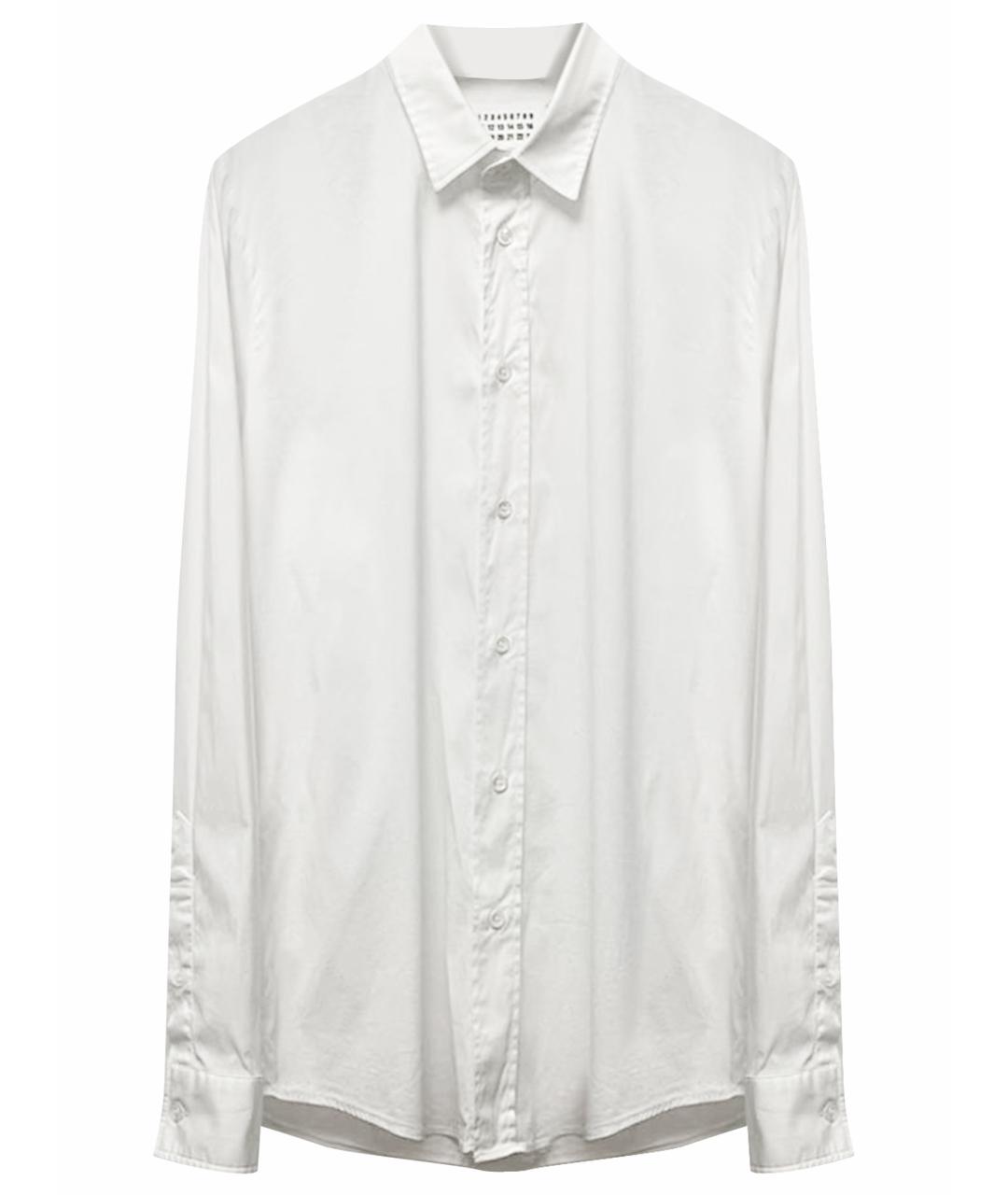 MAISON MARGIELA Белая хлопковая классическая рубашка, фото 1