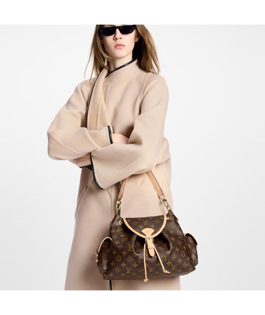 LOUIS VUITTON Коричневая сумка через плечо, фото 4