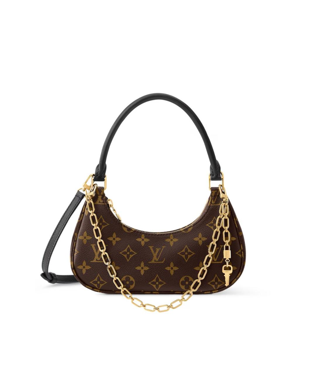 LOUIS VUITTON Коричневая сумка с короткими ручками, фото 1