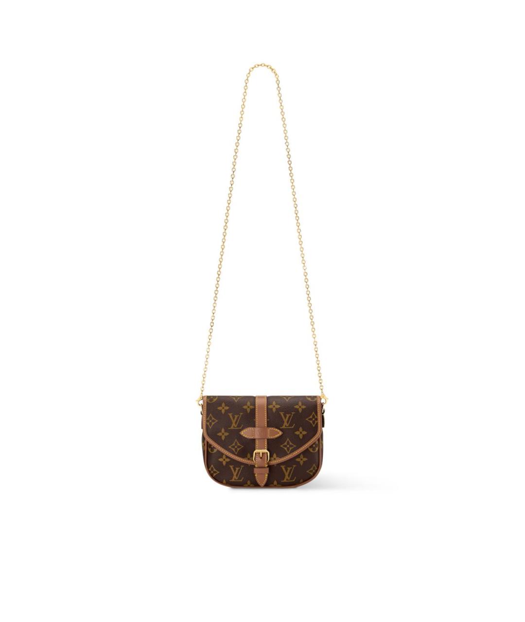 LOUIS VUITTON Коричневая поясная сумка, фото 3