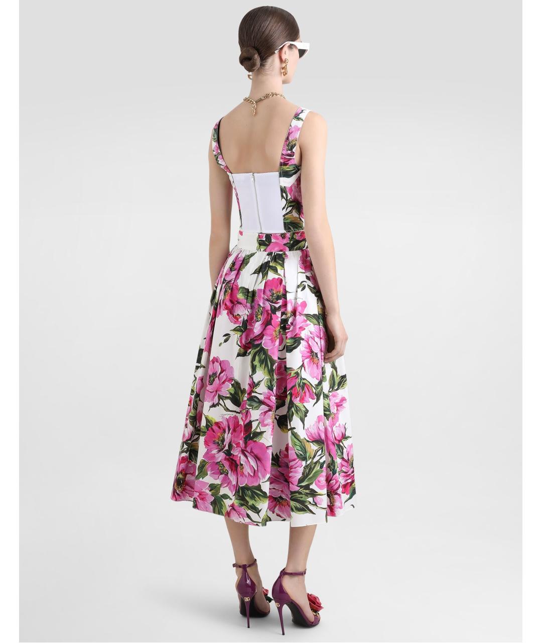 DOLCE&GABBANA Мульти юбка миди, фото 3
