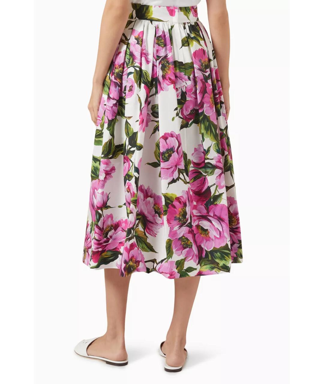 DOLCE&GABBANA Мульти юбка миди, фото 7
