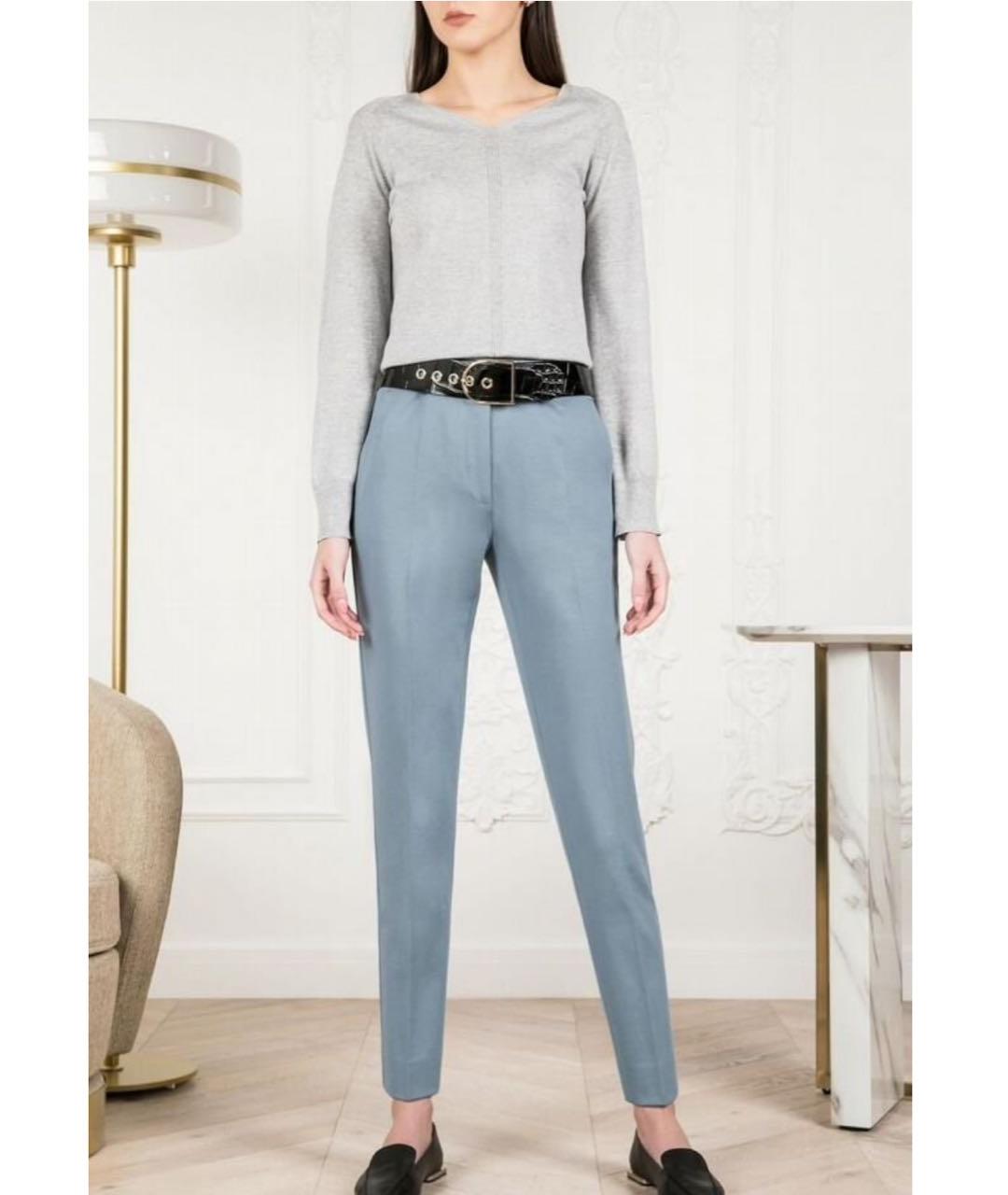 MAX MARA Серый шерстяной джемпер / свитер, фото 7