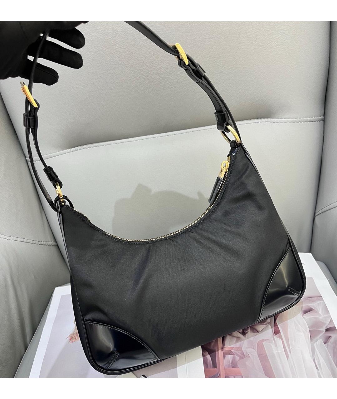 PRADA Черная сумка через плечо, фото 3