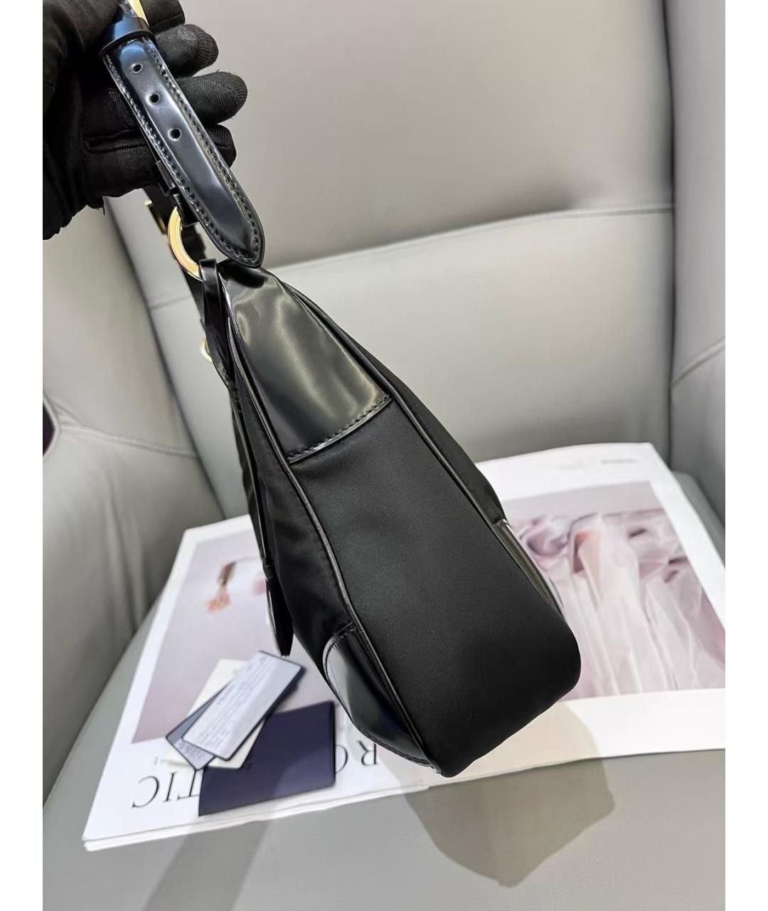 PRADA Черная сумка через плечо, фото 4
