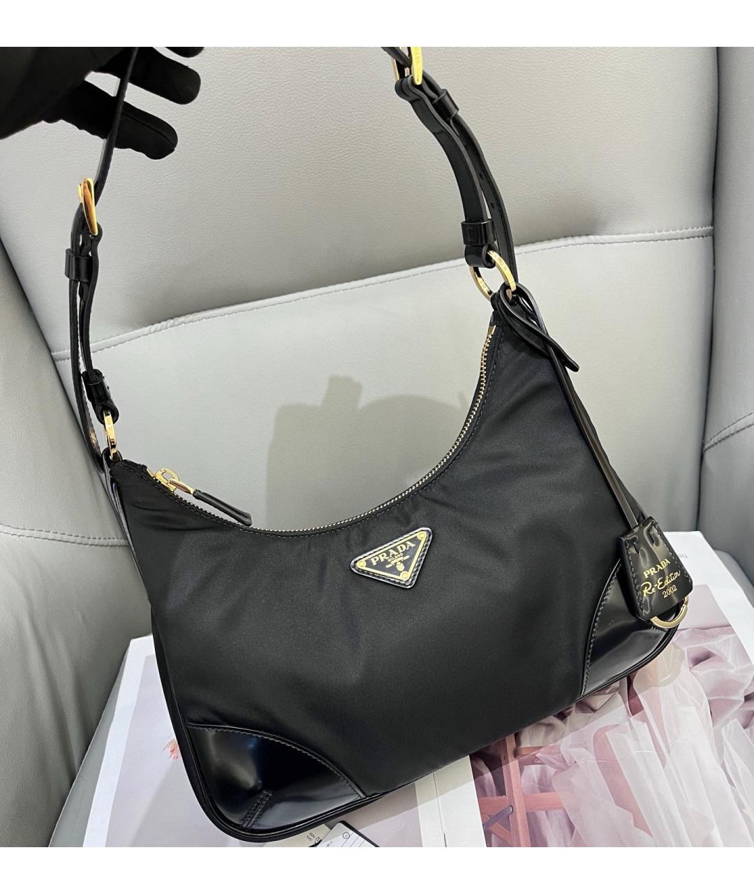 PRADA Черная сумка через плечо, фото 2