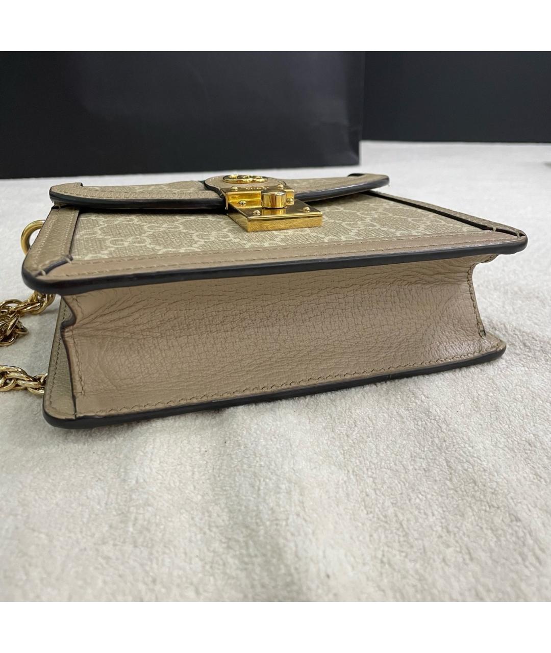 GUCCI Бежевая сумка с короткими ручками, фото 6