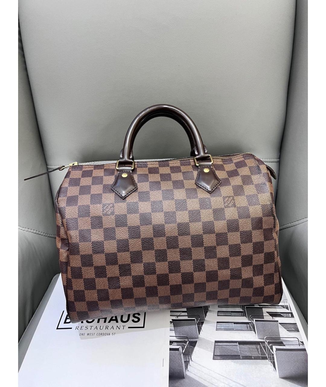 LOUIS VUITTON Синтетическая сумка с короткими ручками, фото 3