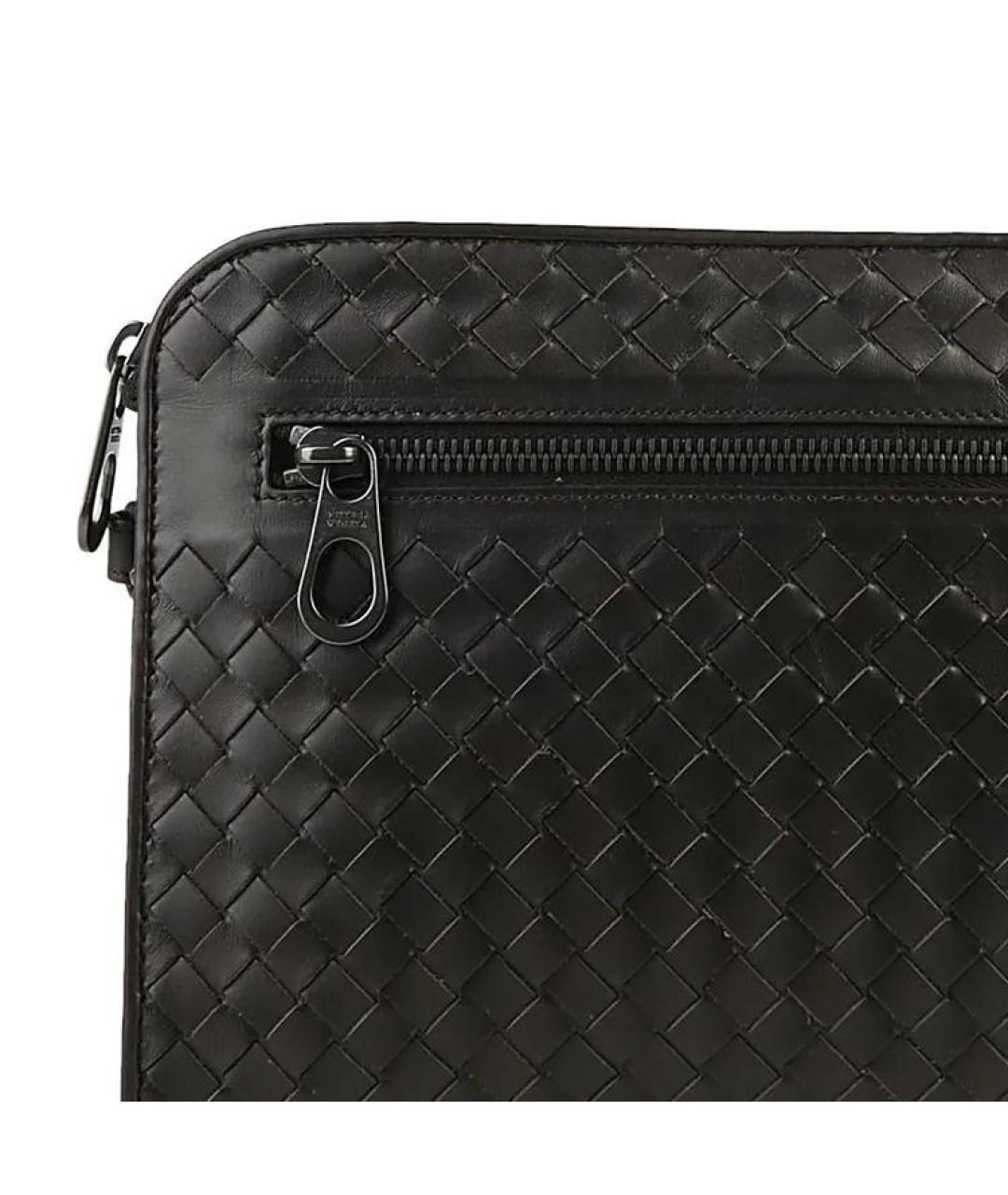 BOTTEGA VENETA Черная папка для документов, фото 4