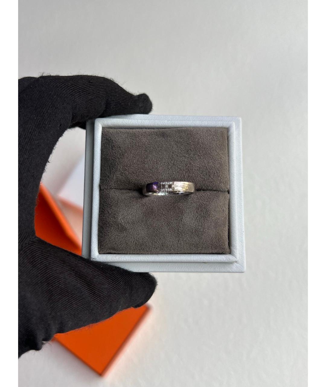 HERMES Серебряное кольцо из белого золота, фото 6
