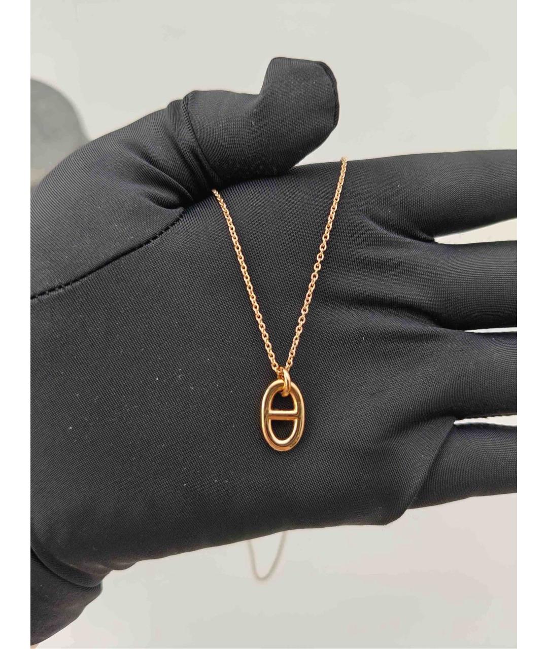 HERMES Подвеска из розового золота, фото 4