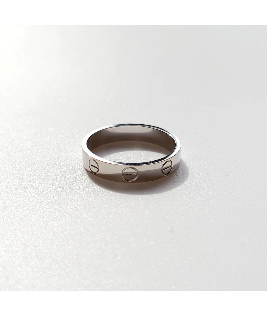 CARTIER Серебряное кольцо из белого золота, фото 4