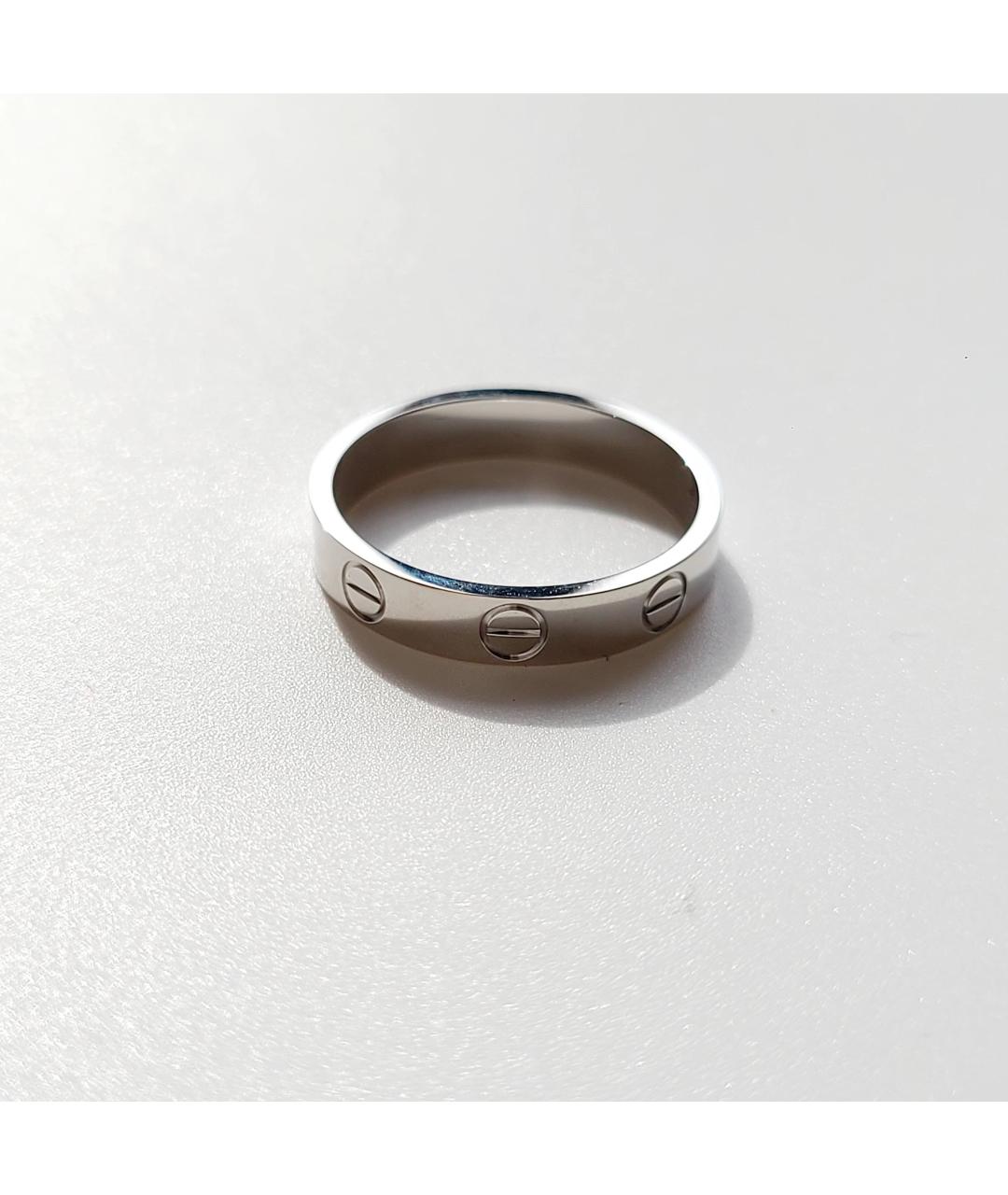 CARTIER Серебряное кольцо из белого золота, фото 3
