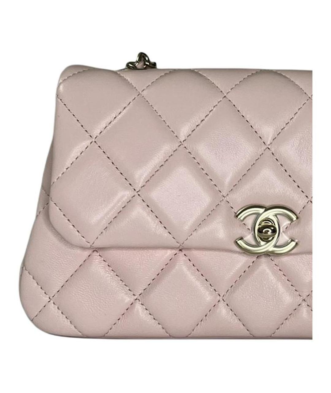 CHANEL Розовая сумка через плечо, фото 3