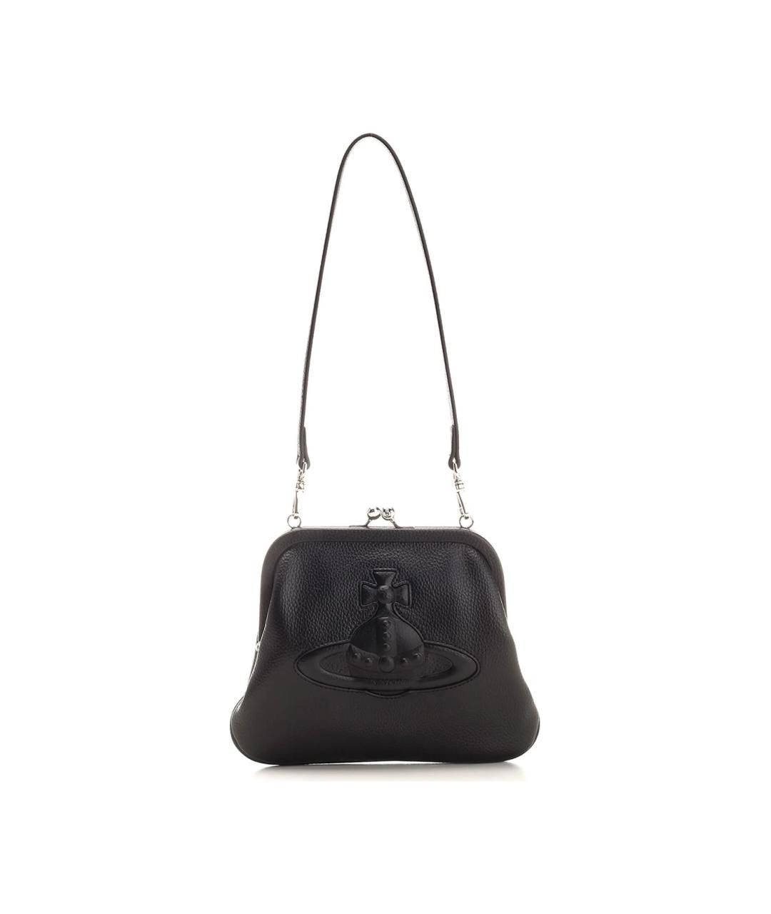 VIVIENNE WESTWOOD Черная сумка тоут из искусственной кожи, фото 1