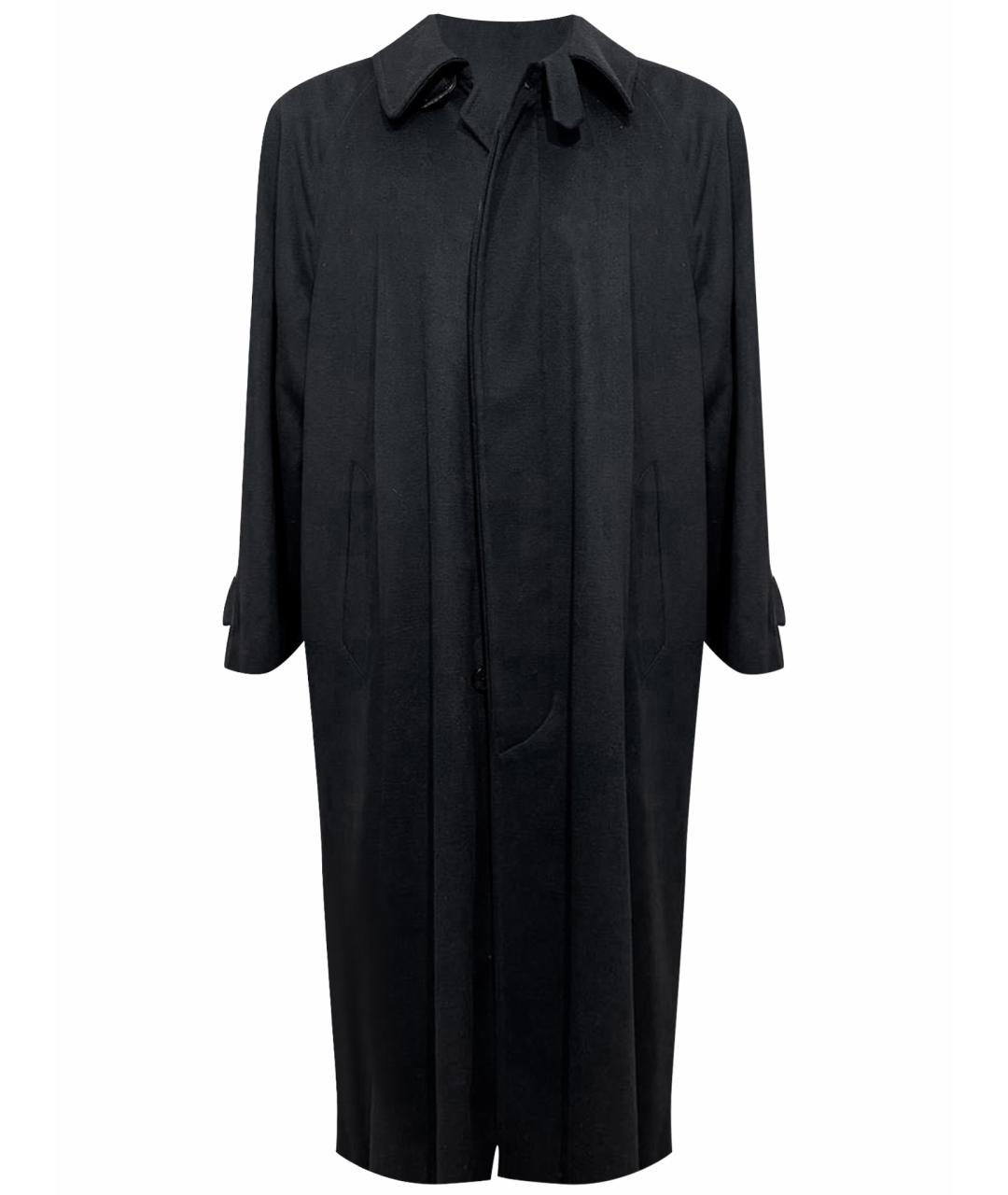 BRIONI Черное шерстяное пальто, фото 1