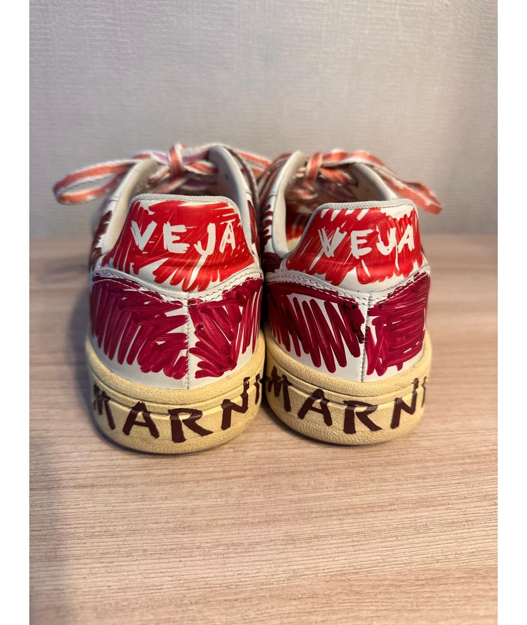 MARNI Мульти кожаные кеды, фото 3