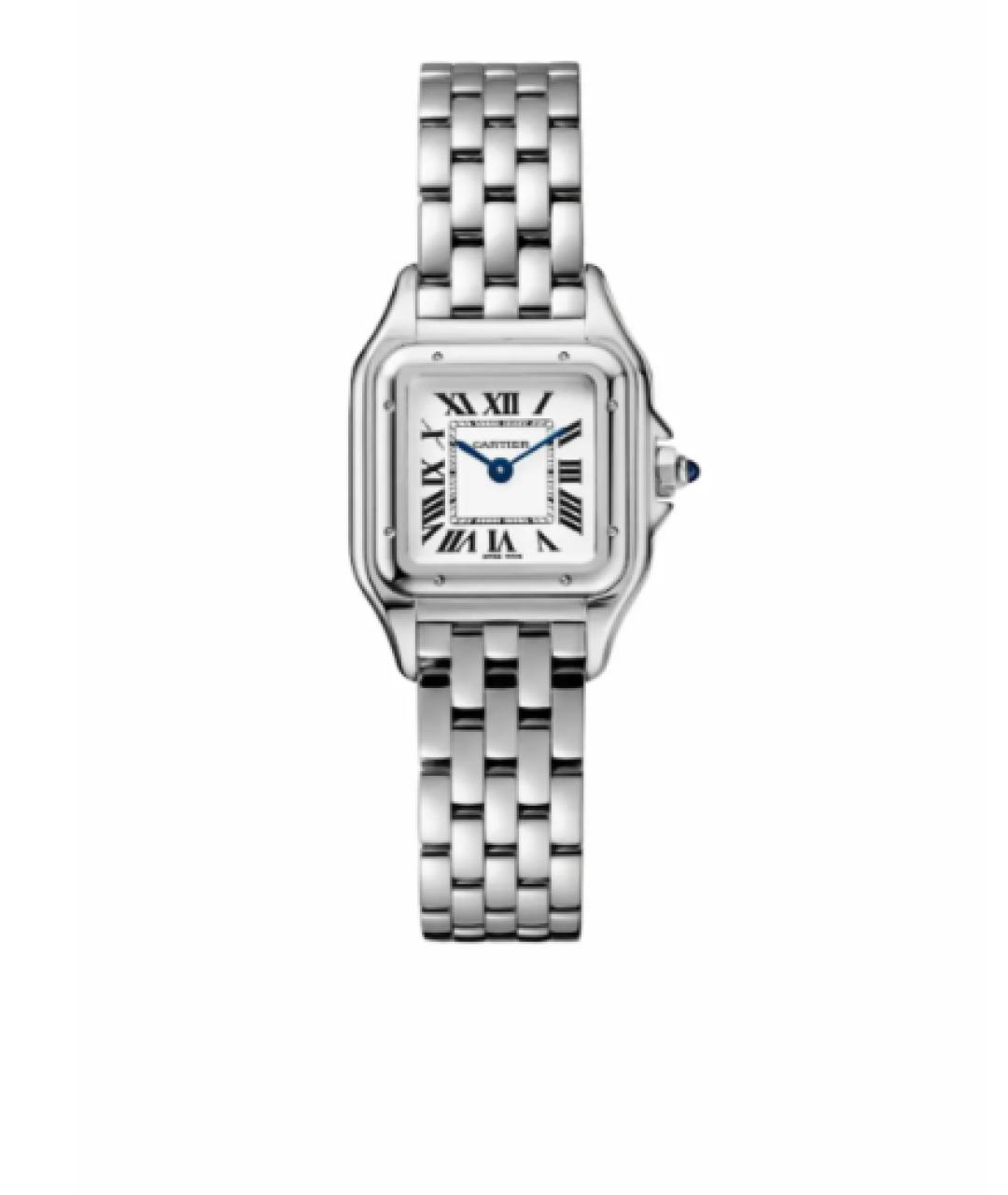 CARTIER Серебряные часы из белого золота, фото 1