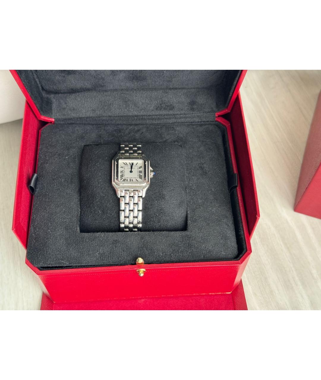 CARTIER Серебряные часы из белого золота, фото 7