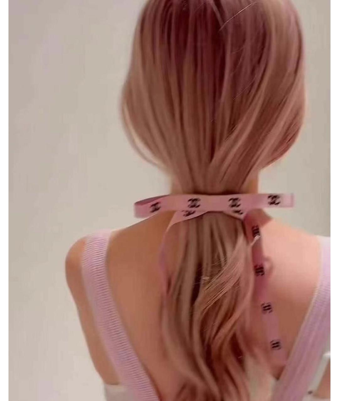 CHANEL Розовая заколка, фото 4