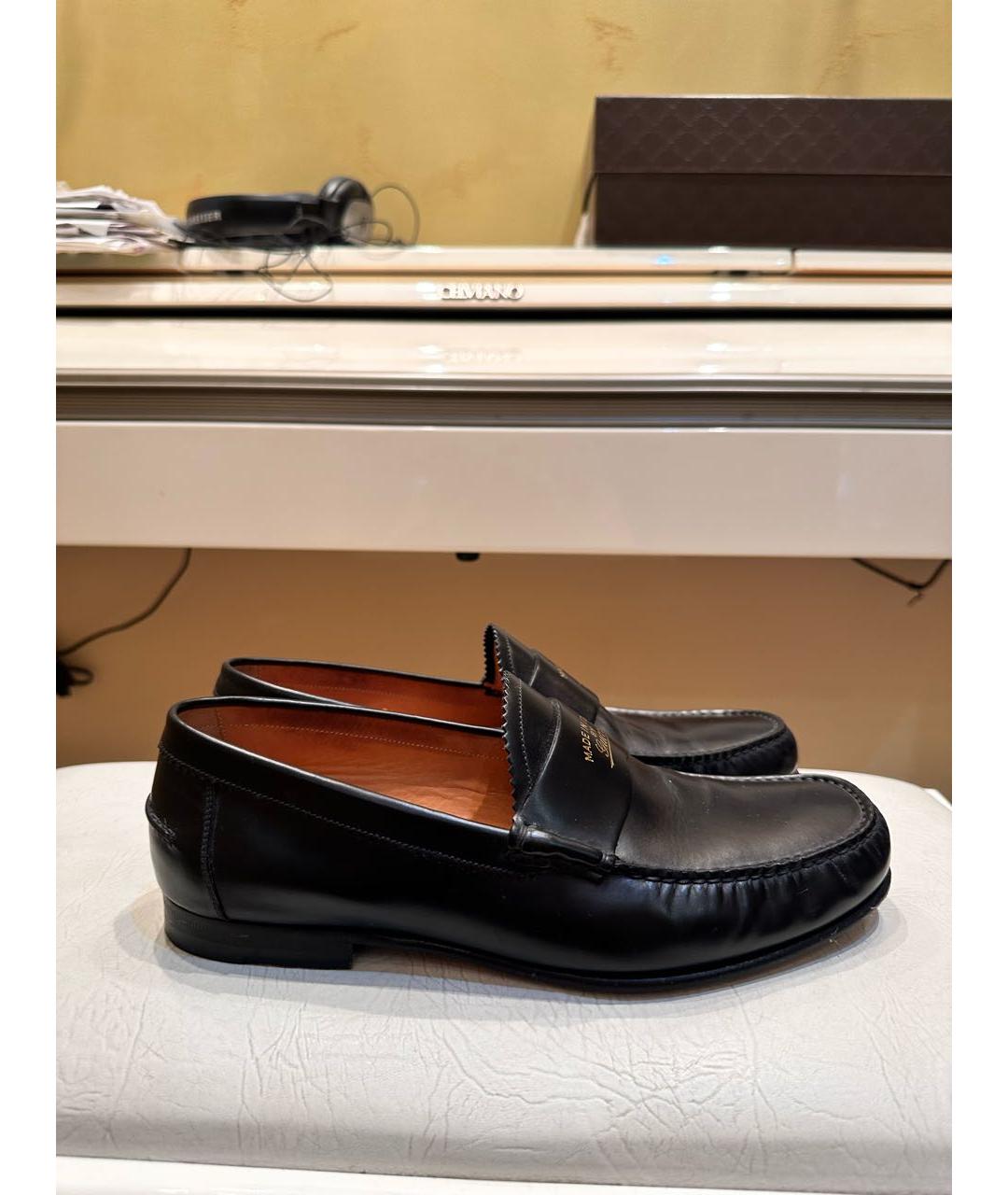 GUCCI Черные кожаные лоферы, фото 8