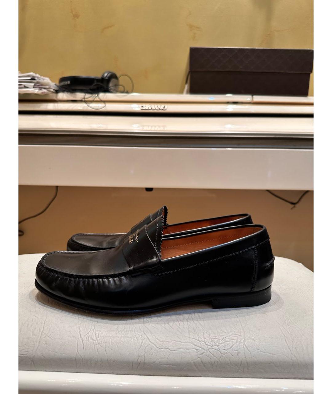 GUCCI Черные кожаные лоферы, фото 2