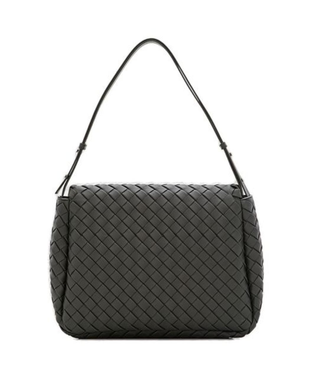 BOTTEGA VENETA Зеленая кожаная сумка на плечо, фото 2